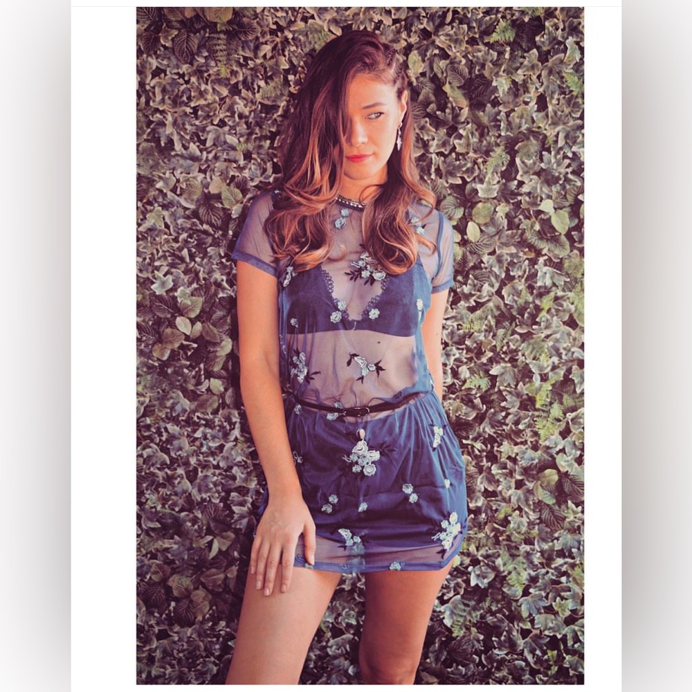 Abercrombie Sheer Top/Dress Small